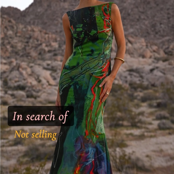 IN SEARCH OF- yllw the label rhae dress - Picture 1 of 1